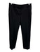 Theory Size 4 Black Viscose Blend Zip, Hook & Button Pockets Skirt Black / 4