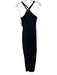 Likely Size 2 Black Polyester & Rayon Sleeveless Halter Neck Cut Out Gown Black / 2