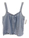 Lake Size XS Blue & White Cotton Elastic Waistband Seersucker Striped Short Set Blue & White / XS