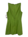 Antonio Melani Size 4 Green Cotton Blend Sleeveless Keyhole Front Darted Dress Green / 4