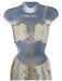 Zimmermann Size 1 White, Purple & Pink Linen Scalloped Edge Cutout Floral Dress White, Purple & Pink / 1