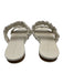 Jenni Kayne Shoe Size 36 Cream White Leather Upper Scrunch Detail Mule Sandals Cream White / 36