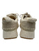 Dolce Vita Shoe Size 7 Cream White textile upper Knit Suede Detail Sneakers Cream White / 7