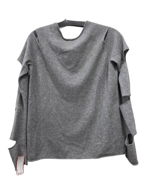 Skull Cashmere Size S Gray Cashmere V Neck Cut Out Sweater Gray / S