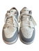 Air Jordan Shoe Size 7 White & Blue Leather Round Toe Bedazzled Lace Up Shoes White & Blue / 7