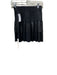 Aqua Size XS Black Polyurethane Smocked Skirt Black / XS