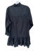 Hunter Bell Size S Black Cotton Long Balloon Sleeve Lace Trim Drop Waist Dress Black / S