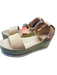 See By Chloe Shoe Size 39 Tan & Blush Suede Platform Espadrille Sandals Tan & Blush / 39