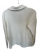 Spanx Size S Ivory Modal Blend Long Sleeve Collar V Neck Athletic Top Ivory / S