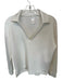 Spanx Size S Ivory Modal Blend Long Sleeve Collar V Neck Athletic Top Ivory / S