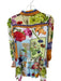 Alice & Olivia Size M Multi Cupro Long Balloon Sleeve Botanical Dress Multi / M