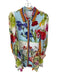 Alice & Olivia Size M Multi Cupro Long Balloon Sleeve Botanical Dress Multi / M