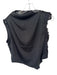 heartloom Size M Black Nylon Blend Sleeveless Lace Sides Top Black / M