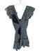 Keepsake Size S Navy & white Cotton Flutter Sleeves Eyelet Back Zip Dress Navy & white / S
