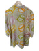 Elizabeth James the Label Size S Tan & Green Linen Long Sleeve Seashells Dress Tan & Green / S