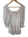 Loveshackfancy Size XS White & Pink Cotton Smocked Long Balloon Sleeve Dress White & Pink / XS