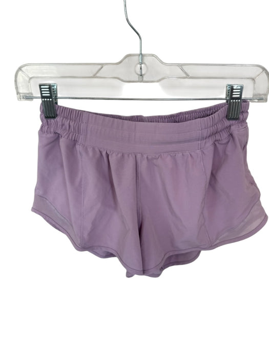 Lululemon Size 6R Purple Elastic Waist Athletic Shorts Purple / 6R