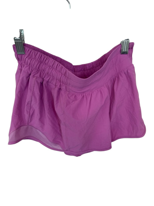 Lululemon Size 6R Lavendar Polyester Blend Elastic Waist Athletic Shorts Lavendar / 6R