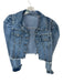 Size Est S Med Light Wash Cotton Long Sleeve Denim Jacket Med Light Wash / Est S