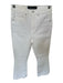 Veronica Beard Size 27 White Cotton Blend High Waist Flare Jeans White / 27