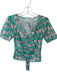 0 Degrees Celsius Size XS Green & Pink Polyester Short Sleeve Horses Top Green & Pink / XS