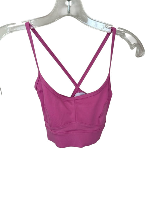 Varley Size S Purple Recycled Polyester Spaghetti Strap Sports Bra Athletic Top Purple / S