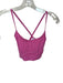 Varley Size S Purple Recycled Polyester Spaghetti Strap Sports Bra Athletic Top Purple / S