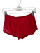 Lululemon Size 8 Red Recycled Polyester Blend Elastic Waist Athletic Shorts Red / 8