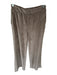 Vuori Size S Taupe Velvet Elastic Waist Wide Leg Athletic Pants Taupe / S