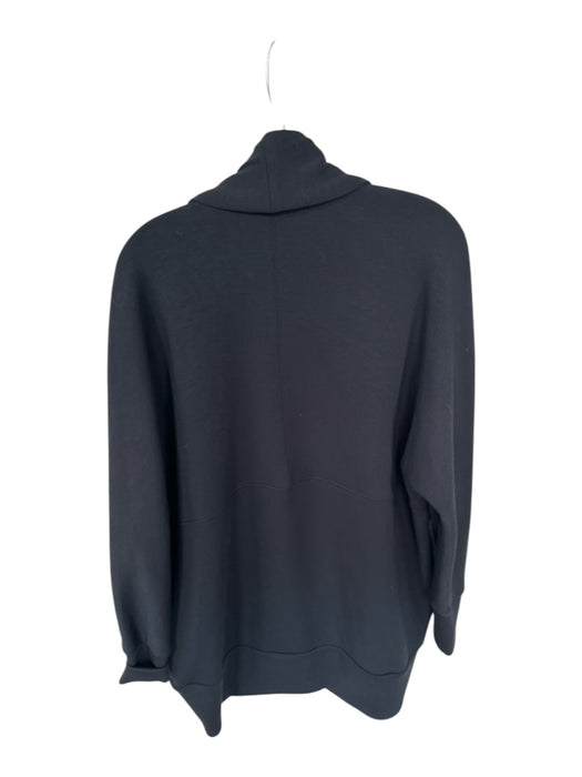 Spanx Size XS/S Black Modal Blend Long Sleeve Open Front Athletic Jacket Black / XS/S