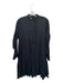 Hunter Bell Size S Black Cotton Long Balloon Sleeve Lace Collar Buttons Dress Black / S
