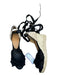 Castaner Shoe Size 39 Black & Tan Canvas Espadrille Ankle Tie Wedges Black & Tan / 39