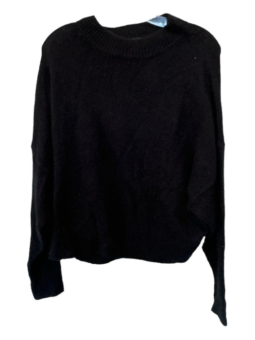 360 Cashmere Size S Black Wool & Cashmere Knit Long Sleeve Sweater Black / S