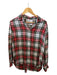 Frank & Eileen Size M Red & green Modal Long Sleeve Plaid Button Down Top Red & green / M