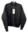 Athleta Size S Black Nylon Long Sleeve Zip Up Athletic Bomber Jacket Black / S