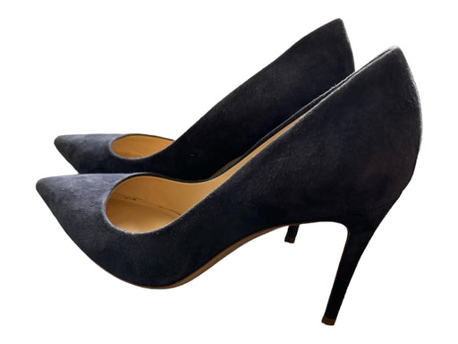 M. Gemi Shoe Size 37 Navy Suede Stiletto Pointed Heel Pumps Navy / 37