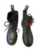 Dr Marten Shoe Size 6 Black Leather Lace Up Combat Booties Black / 6