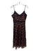 Jack by BB Dakota Size 2 Black, Red & Gray Polyester Spaghetti Strap Dress Black, Red & Gray / 2