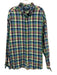 Ralph Lauren Size 3XB Blue & Multi Cotton Plaid Button Down Long Sleeve Shirt Blue & Multi / 3XB
