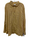 Baird McNutt Size 3XB Yellow Linen Solid Button Down Men's Long Sleeve Shirt Yellow / 3XB
