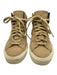 Veja Shoe Size 8 Tan & cream Suede round toe lace up Logo High Top Sneakers Tan & cream / 8