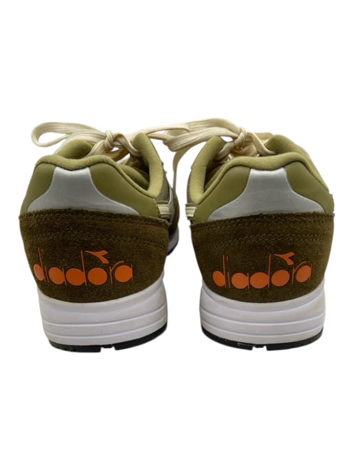 Diadora Shoe Size 8.5 Green, Brown & Orange Suede Synthetic lace up Sneakers Green, Brown & Orange / 8.5