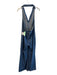 We The Free Size M Medium Wash Cotton Blend Denim Halter Back Zip Overalls Medium Wash / M