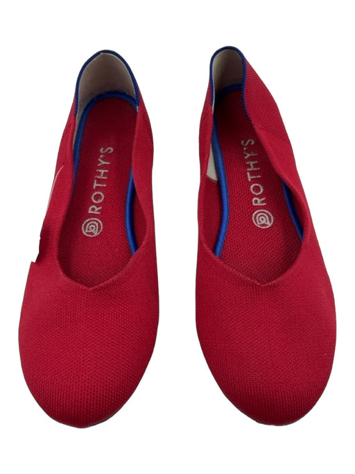 Rothy's Shoe Size 9 Red Knit round toe Flats Red / 9