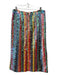 Maeve Size 12 Multi Polyester Blend Sequins Striped Slit Midi Skirt Multi / 12