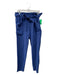 Athleta Size 12 Blue Polyester Paperbag Waist Belt Pockets Pants Blue / 12