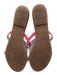 Frances Valentine Shoe Size 9B Pink & Red Pebble Leather Slide Mule Sandals Pink & Red / 9B