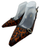 Larroude Shoe Size 9.5 Brown & Black Animal Print Pointed Leopard Pumps Brown & Black / 9.5