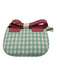 Clare V Aqua, White & Pink Polyester Leather Strap Gingham Belt Bag Bag Aqua, White & Pink / Small