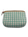 Clare V Aqua, White & Pink Polyester Leather Strap Gingham Belt Bag Bag Aqua, White & Pink / Small